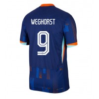 Niederlande Wout Weghorst #9 Fußballbekleidung Auswärtstrikot EM 2024 Kurzarm